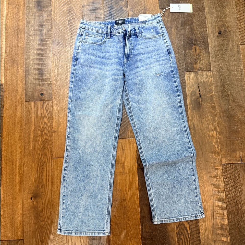 Miss Me Light Blue Straight Jeans